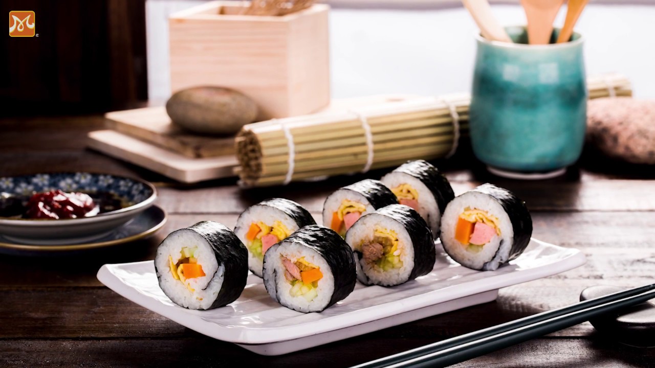 Mành tre cuộn cơm/sushi/kim bắp