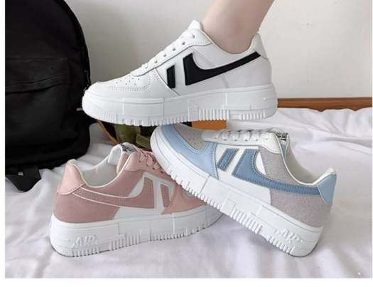 Giày thể thao nữ New AIR đế độn 4cm siêu đẹp, êm chân mẫu mới nhất 2022 hot trend, giày sneaker nữ đi học giá rẻ, giày bata nữ đẹp phong cách thời trang