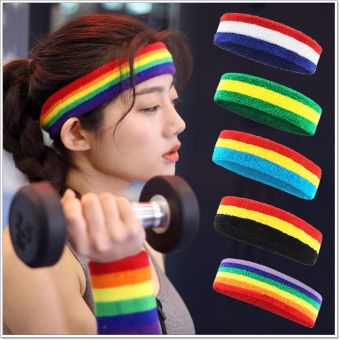 Băng Đô Thể Thao Nam Nữ Đa Sắc 01 Headband Thấm Mồ Hôi Băng Trán Cao Cấp Dùng Cho Bóng Rổ Bóng Đá Bóng Chuyền Tập Gym Chạy Bộ Tennis Yoga Đạp Xe