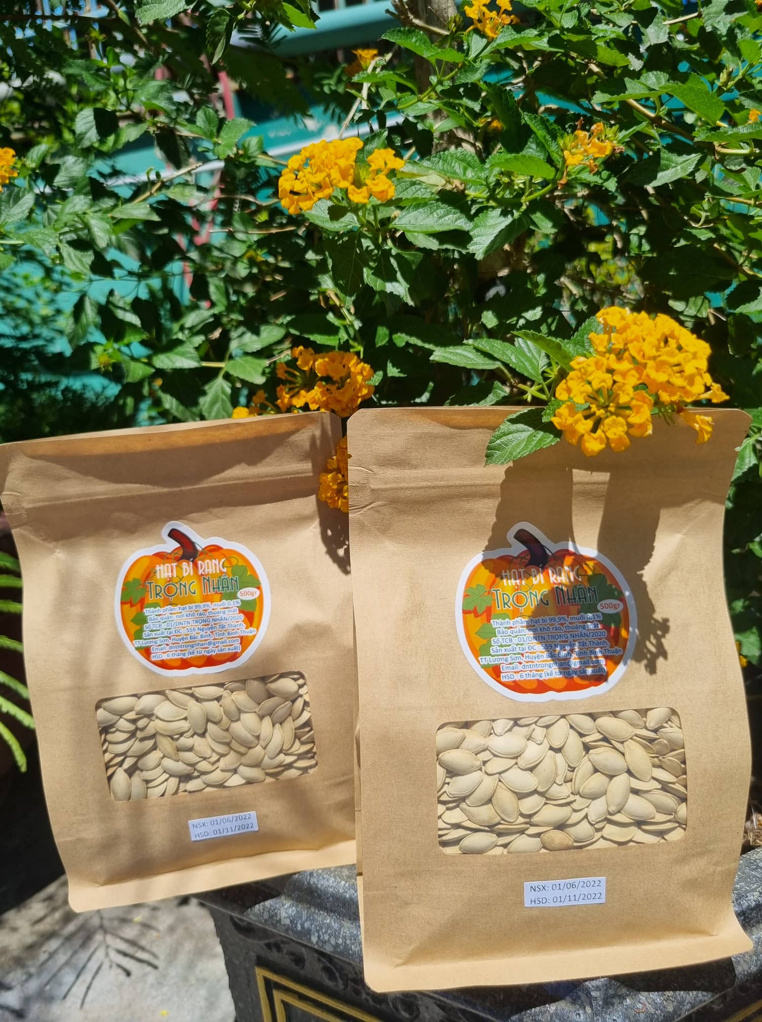 Hạt bí rang Trọng Nhân combo 1 ký