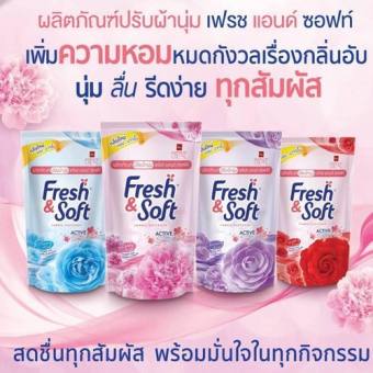 Combo 5 Túi Nước Xả Vải Fresh & Soft Thái Lan 600ml/Bịch
