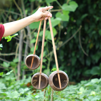 Gáo dừa múc nước I trang trí I gội đầu spa