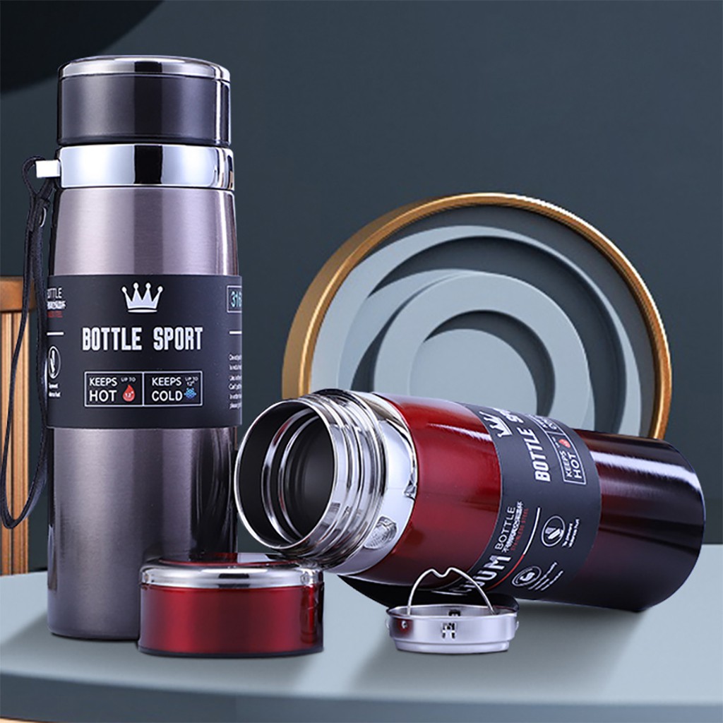 Bình giữ nhiệt, bình nước giữ nhiệt inox bottle sport 800ml, chuẩn inox 304, giữ nhiệt trên 8 tiếng, an toàn tuyệt đối cho sức khỏe bình giữ nhiệt bottle sport inox 304 cao cấp nhiều màu