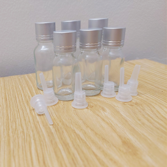 10 Chai thủy tinh chiết serum, tinh dầu 10ml 15ml, chai đựng tinh dầu, lọ chiết mỹ phẩm du lịch