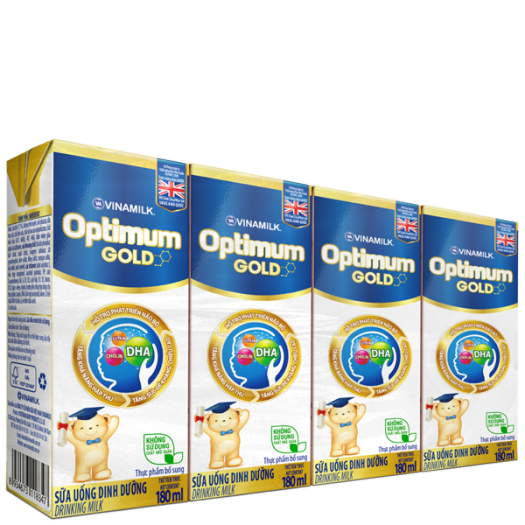 SỮA BỘT PHA SẴN OPTIMUM GOLD 48 hộp 180ML