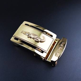 Đầu Khóa Thắt Lưng, Khóa Dây Nịt Cho Dây Cá Sấu - Đồng