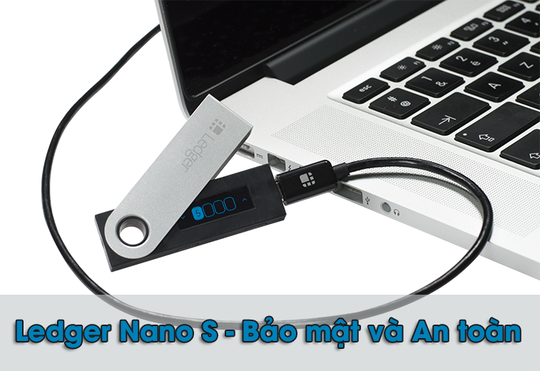 Ví điện tử ledger nano s - hàng nhập khẩu pháp 100% - bảo hành 1 năm chính hãng