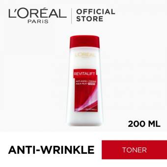 LOreal - Nước hoa hồng săn chắc da & giảm nếp nhăn LOreal Paris Revitalift Aqua Milky 200ml