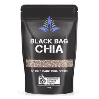 500g Hạt Chia Úc Organic Chia Seeds Túi Đen  Cao Cấp (Loại Đặc Biệt)