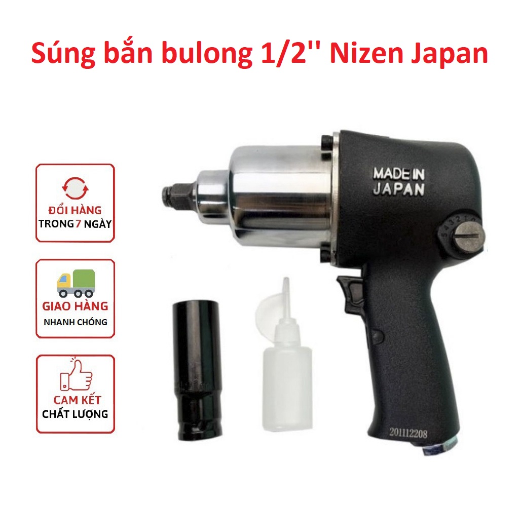 Máy BẮN ỐC 1/ 2 NIZEN JAPAN