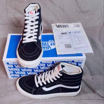 Giày Vans SK8 đen , giày Vans cao cổ [ Full box + Bill ] [ĐEP CHUẨN ]