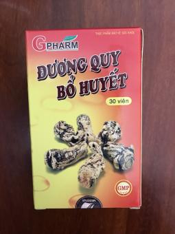 ĐƯƠNG QUY BỔ HUYẾT 30 VIÊN – HỖ TRỢ BỔ HUYẾT