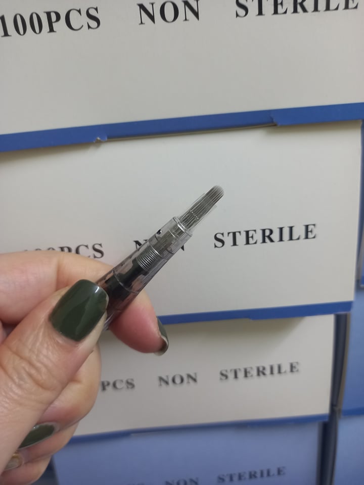 Combo 10 kim 15TU dùng đi sợi, phun lông mày máy kỹ thuật số, máy biomaster