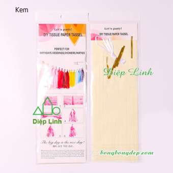 Dây tua rua trang trí màu