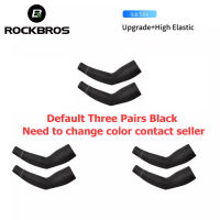 【มาถึงใน 3 วัน】ROCKBROS Arm Sleeves จักรยานวิ่งแขนแขน UV ปกป้องแสงแดด CoolMax แขนแขนปกป้องแขน ปก