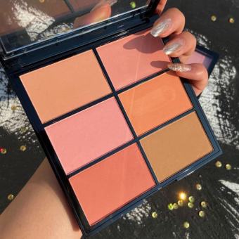 BẢNG MÁ HỒNG 6 Ô SIÊU XINH GUICAMI PRO MULTI BLUSH COLOR PALETTE
