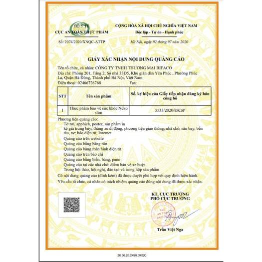 Giảm cân Neko Slim Chính Hãng Dynamo9x