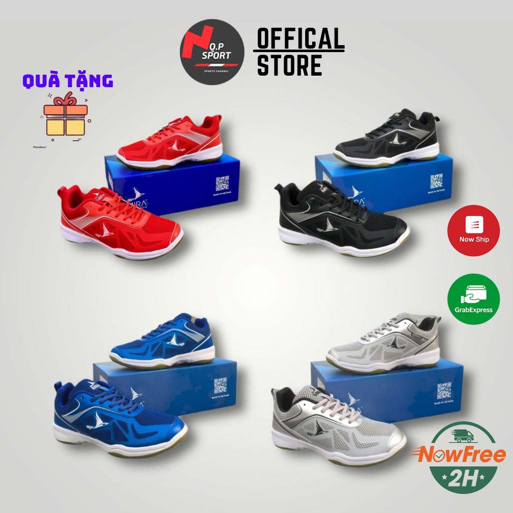 Giày Bóng Chuyền, Bóng Rổ Nam Nữ Mira 19.1 Thương Hiệu Mira Chất Liệu Da Bóng, Đế Kep Cao Su Tự Nhiên Chống Bào Mòn