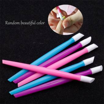 Dụng Cụ Làm Móng Que Đẩy Móng Tay Bằng Nhựa Đẩy Da Chết Móng Tay Tẩy Tế Bào Chết Thanh Đẩy Móng Tay