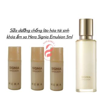 Hera Vàng Signia -Sữa Dưỡng Khóa ẩm/Tái Sinh/Chống Lão Láng Mịn Da - Hera Signia Emulsion 5ml