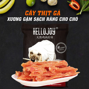 Bánh thưởng cho chó Hello Joy ( Cây thịt gà ) (100gr/túi) Đồ ăn cho chó mèo thú cưng