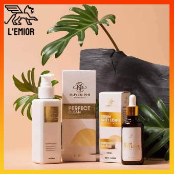 LEMIOR - [MUA 1 TẶNG 1] Kem Tẩy Lông Perfect Clean Huyền Phi 120ml Triệt Lông Nách, Triêt Lông Vùng Kín Lông Tay Chân Cơ Thể An Toàn Tại Nhà - TẶNG KÈM Serum Ức Chế Mọc Lông Huyền Phi, Wax Lông, Dùng Như Kem Tẩy Lông Vĩnh Viễn
