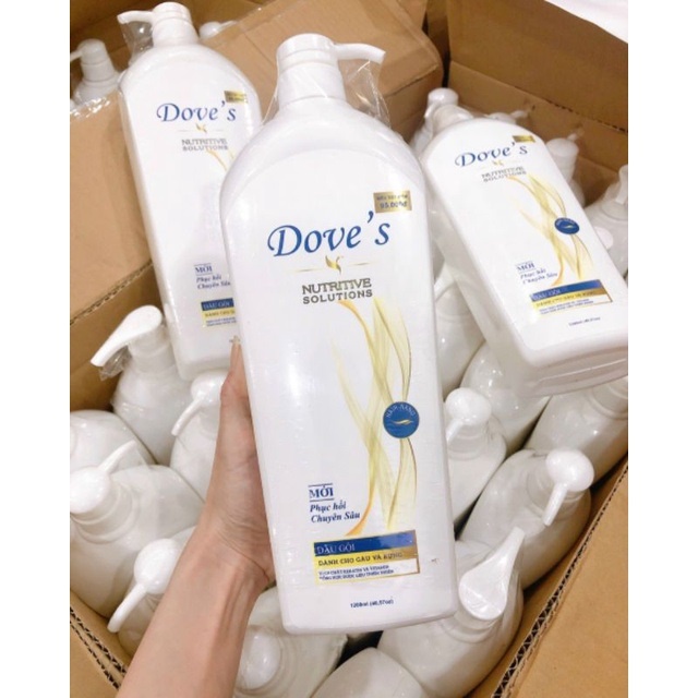 Dầu gội dove’s nutritive solutions mới phục hồi chuyên sâu dành cho gàu và rụng loại 1200ml