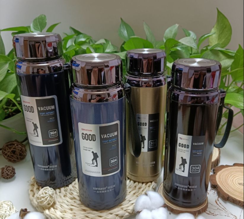 Bình giữ nhiệt inox 304 - vacium dung tích 800 ml, 1L, 1,2L, 1,5L - Tặng lưới lọc trà