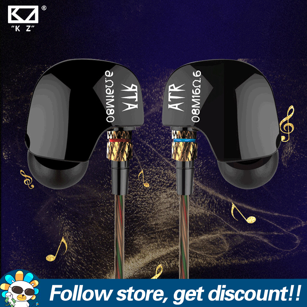 Tai nghe hifi âm thanh nổi nhét trong tai kz atr tai nghe khử tiếng ồn cắm loại l 3.5mm tai nghe thể thao siêu trầm cho iphone 6 xiaomi