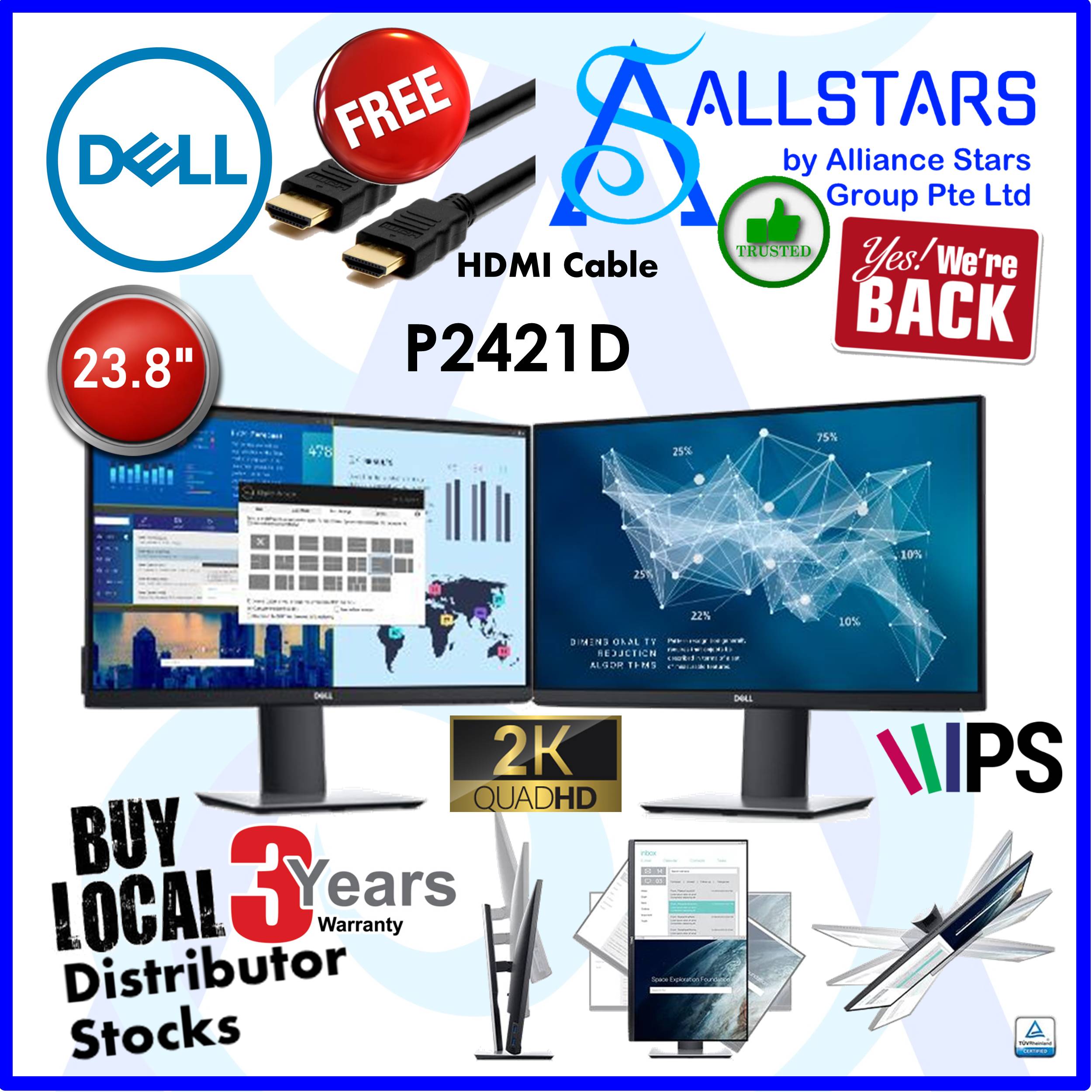 Dell 2k 显示器 24寸 - Best Price in Singapore - Jul 2024 | Lazada.sg