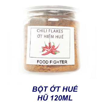 Bột Ớt hiểm Huế siêu cay- Vị cay ớt bột đặc trưng Huế-Hũ 120ml Chili Flakes