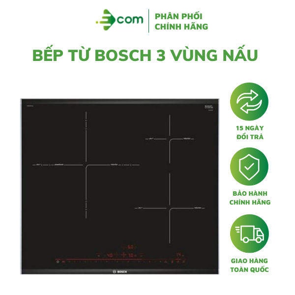 BẾP TỪ BOSCH 3 VÙNG NẤU PID675DC1E - Hàng chính hãng