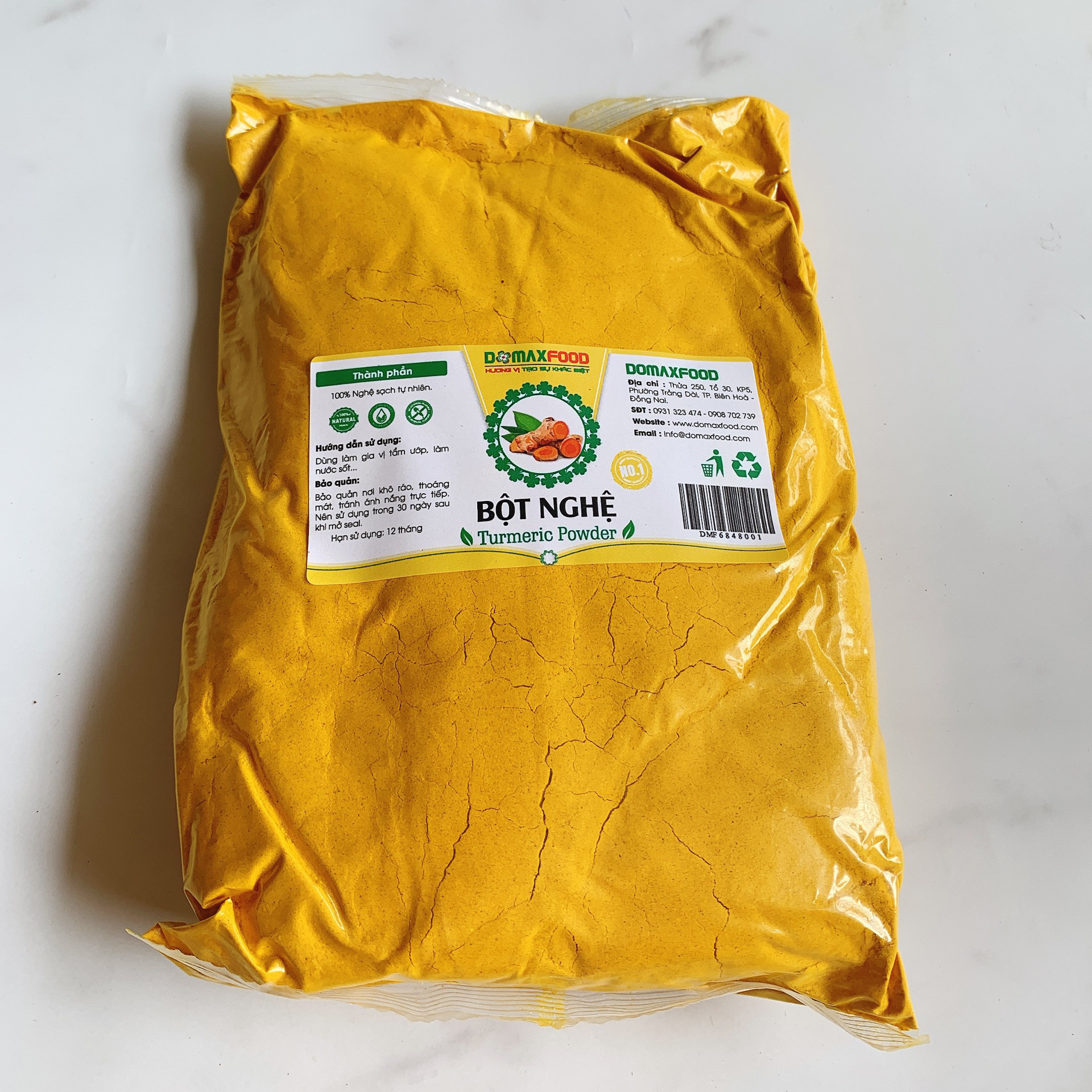 Bột nghệ ta - Domaxfood – Bột nghệ dùng làm gia vị tẩm ướp
