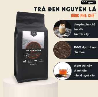Trà Đen Taiwan DalatFarm - Túi 500g (Dòng chuyên pha chế)