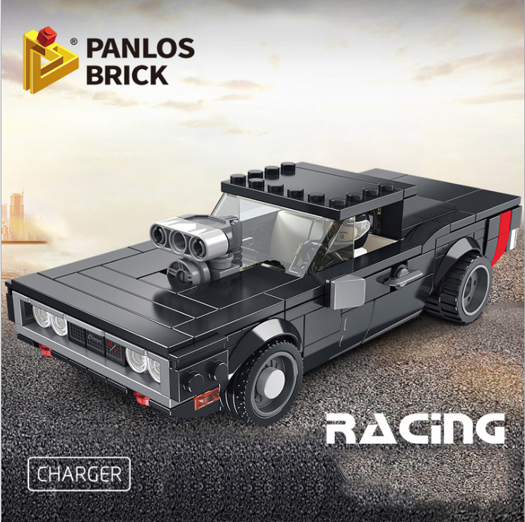 Bộ đồ chơi lắp ráp xe đua Racing Car Dodge Charger Tantrum