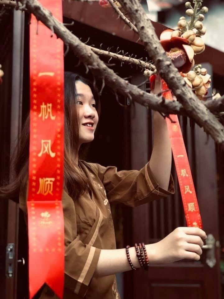 Sỉ 100 dây ước nguyện tuyến hồng sắc trang trí cây cầu nguyện