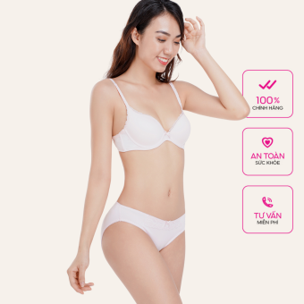 Quần lót Misaki dáng bikini phối ren - 6372