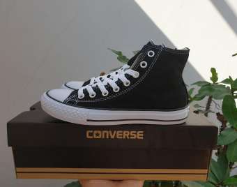 Giày CONVERSE ĐEN cao cổ tặng kèm hộp