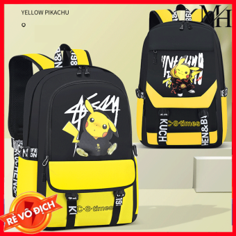 Balo micachu size lớn cho học sinh cấp 2, cấp 3 đi học, cặp sách nam trung học