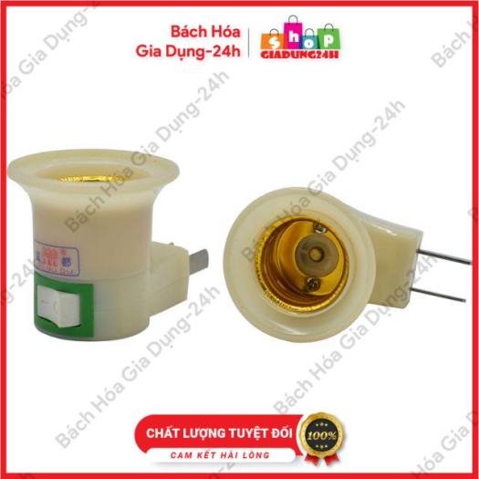 Đui bóng đèn E27 nhiều mẫu,Đui lò xo. công tắc E27 tiện dụng