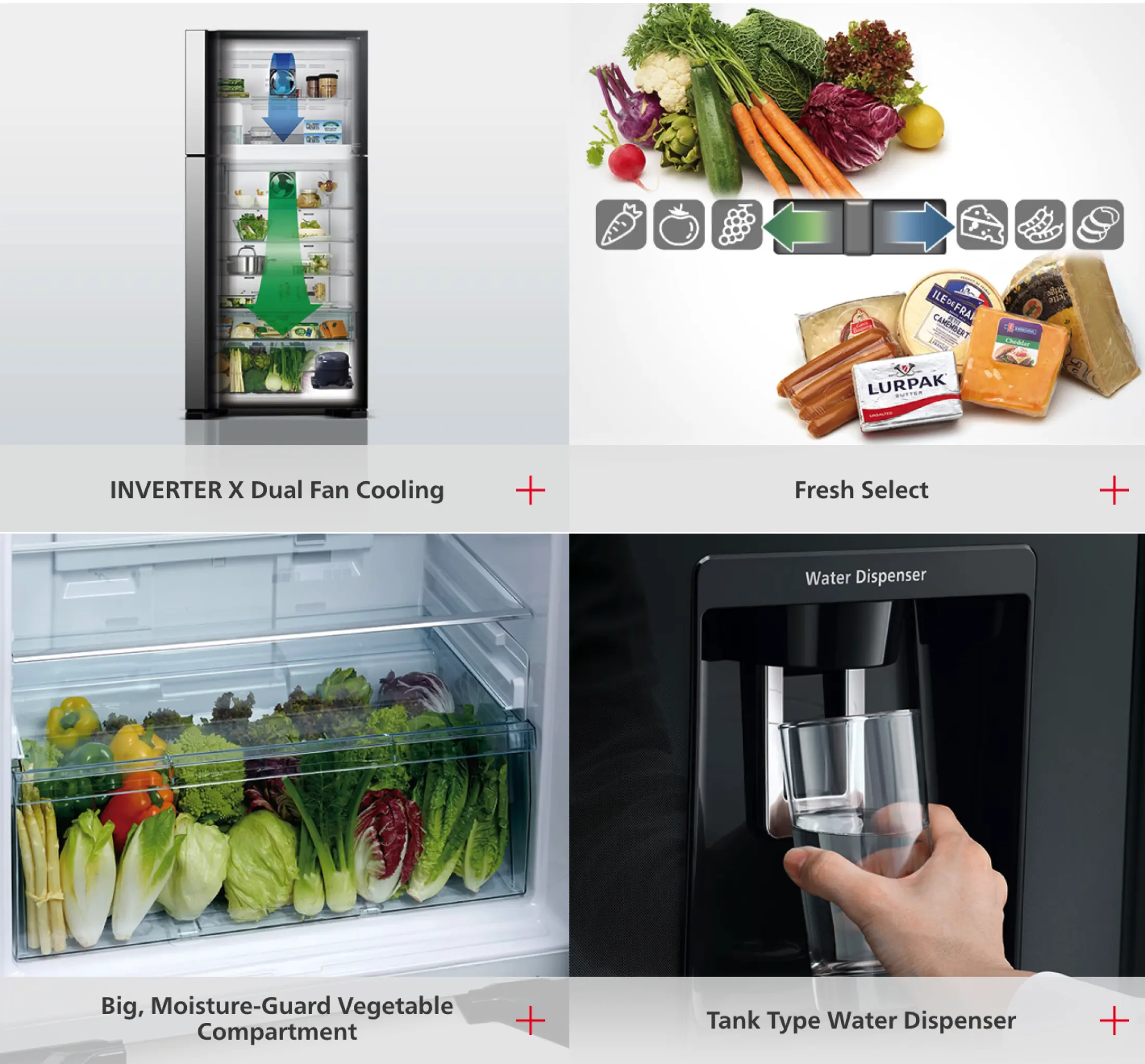 Hitachi R W690p7msx Big French 4 Door Fridge 531l Free Rice Cooker Rz Pma10y Lazada Singapore