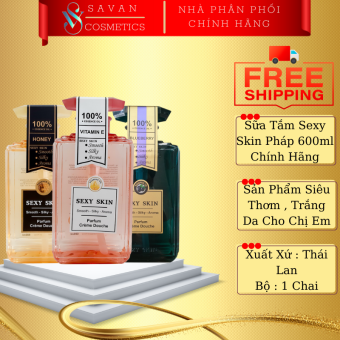 Sữa Tắm Hương Nước Hoa SEXY SKIN 600ml của Pháp