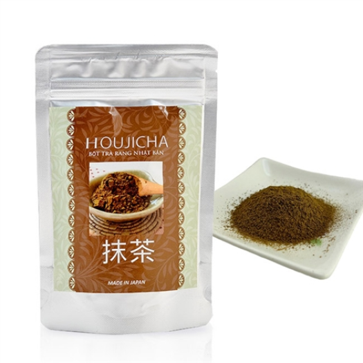 Houjicha-Bột trà rang Nhật Bản nguyên chất 100%