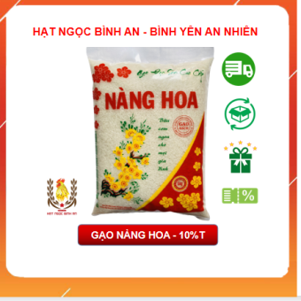 Gạo Nàng Hoa - Đặc Sản Gò Công - 10%T - Bao 5kg