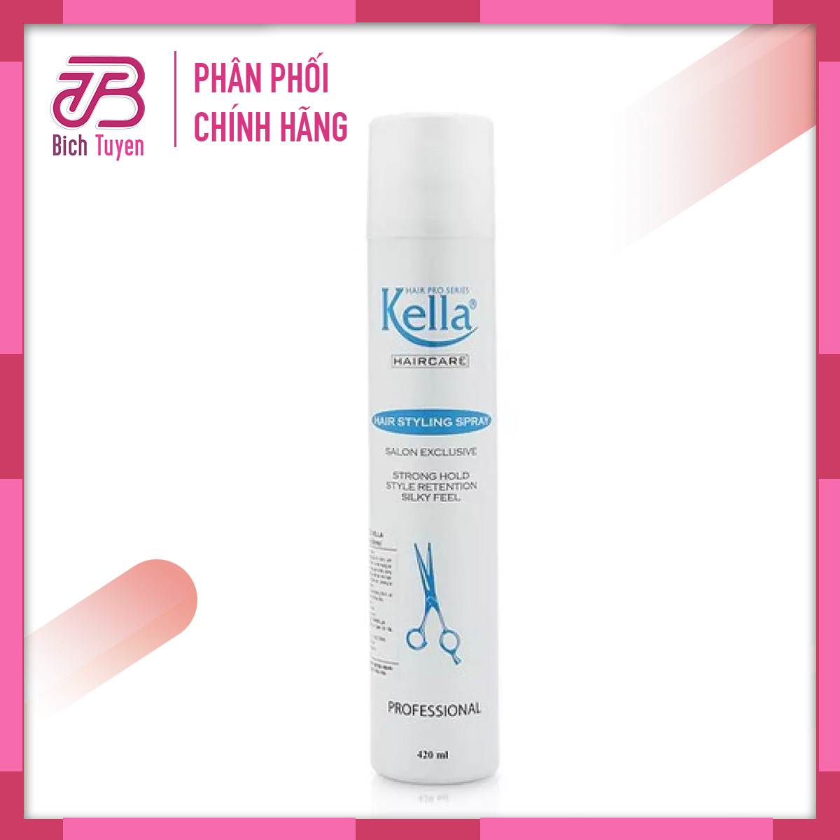 Keo xịt tạo kiểu tóc kella 420ml