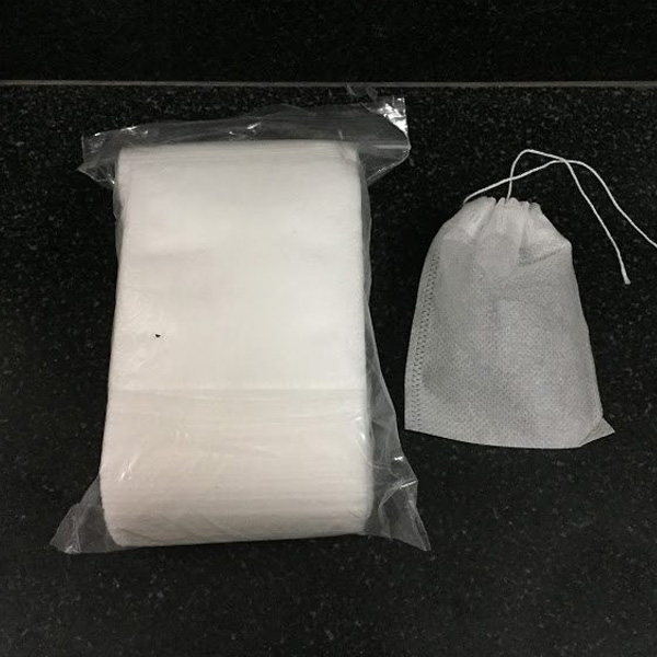 set 100 túi lọc trà dây buôc bỏ phân tan chậm cho sen đá, phong lan, túi lọc bỏ phân