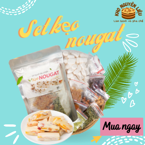 Set Nguyên Liệu Kẹo Nougat