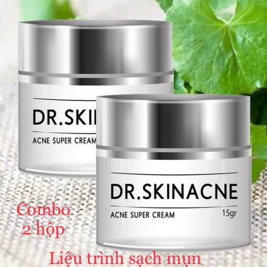 Combo 2 hộp Kem Dr. Skinacne Chính Hãng - Liệu trình Siêu Sạch Mụn