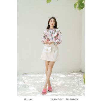 Chân váy vàng vạt chồng thiết kế Elise FS2212149BKSIYL