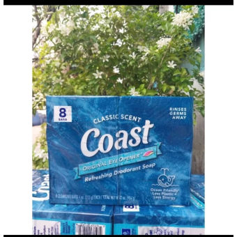 Lốc 8 Xà bông cục Coast Mỹ